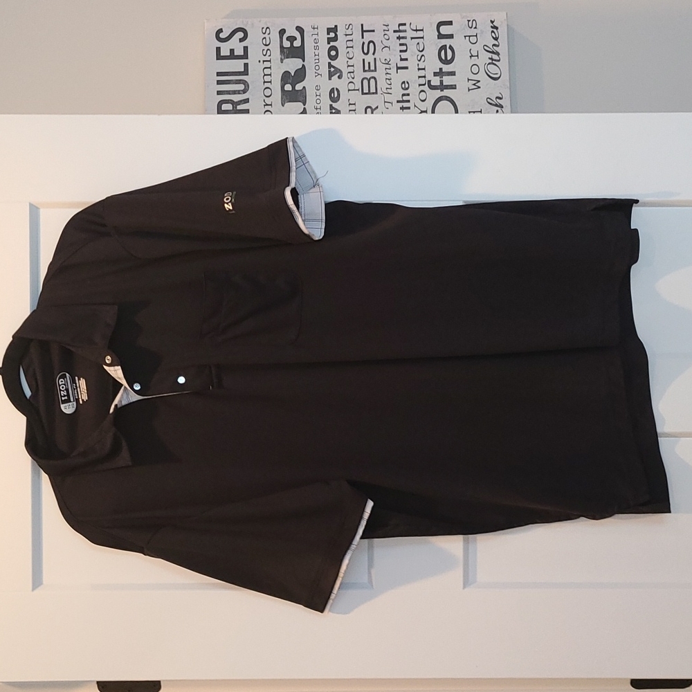 Mens Izod Cool FX polo black size XL